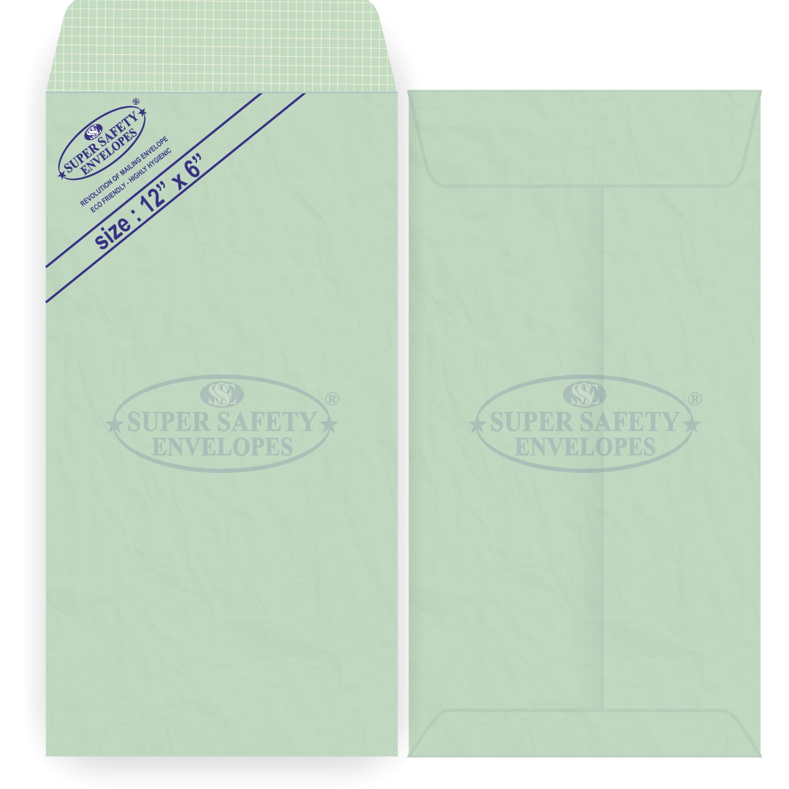12 × 6 Inch Cloth-Lined Envelopes for Office and Document Handling