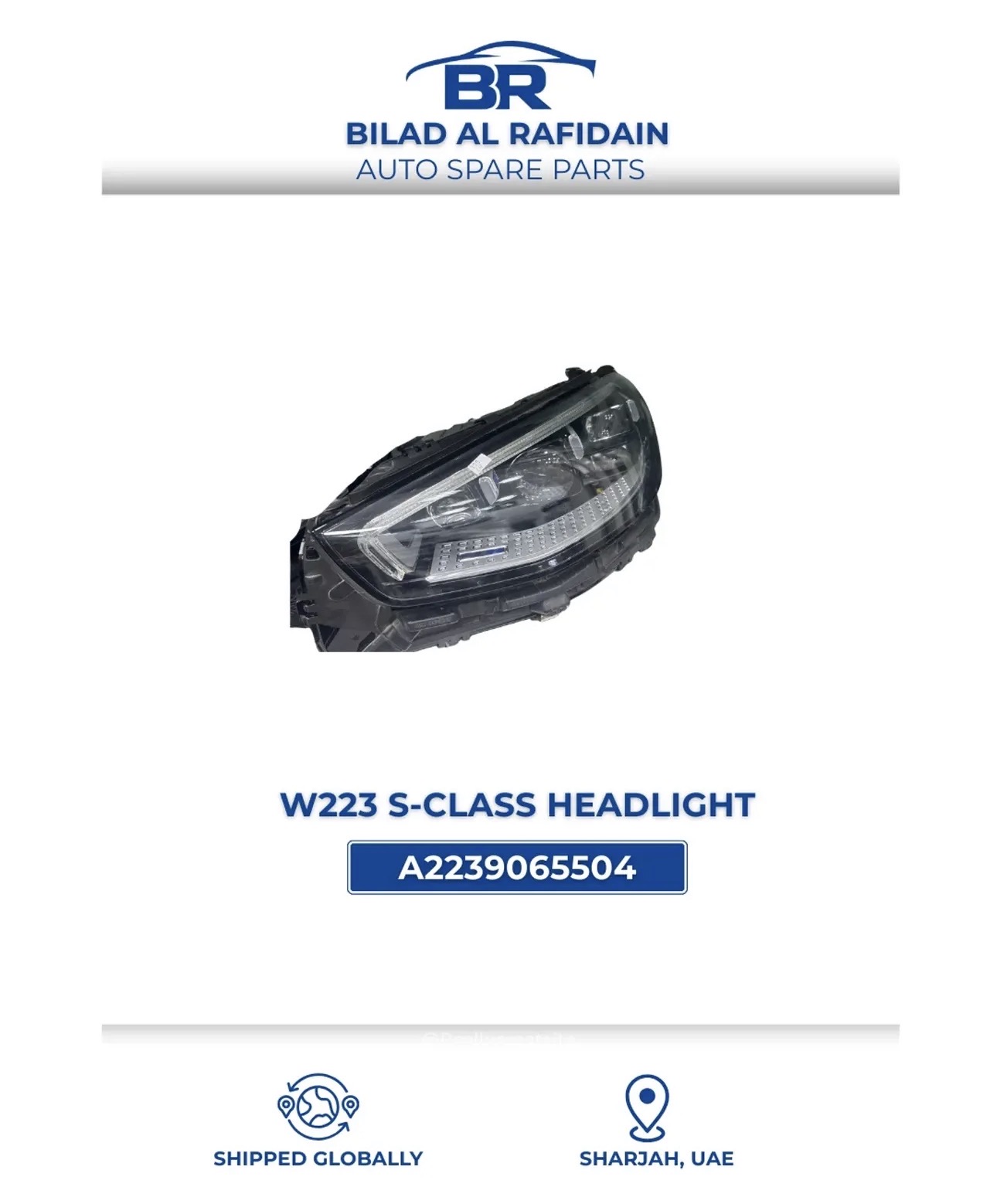 Mercedes-Benz S-Class headlight W223 A2239065504 – Used Genuine