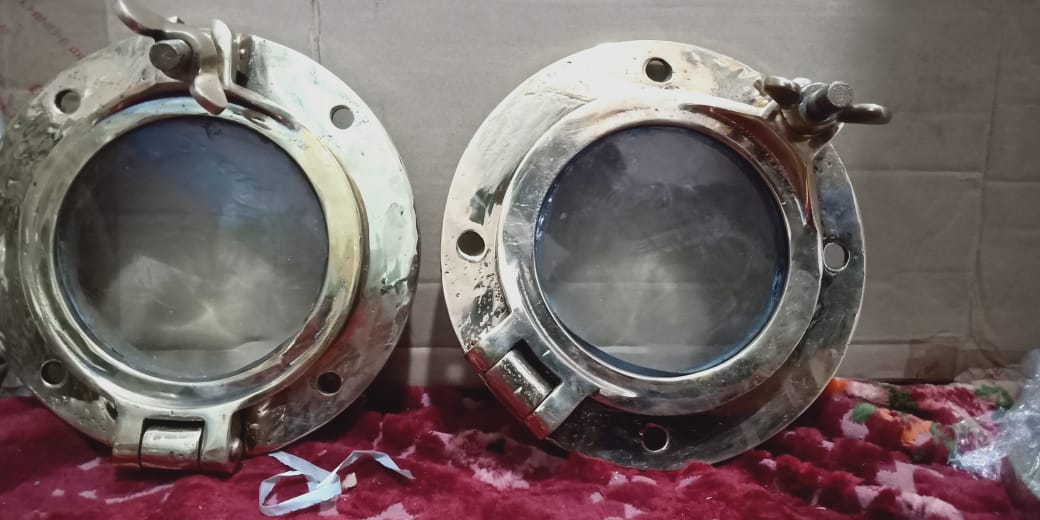 Original Vintage Brass Ship Porthole