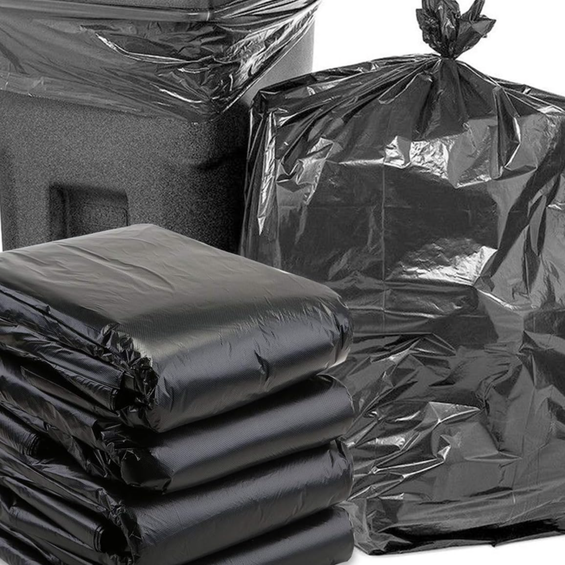 Bulk Garbage Bags & Bulk Rolled Garbage Bags