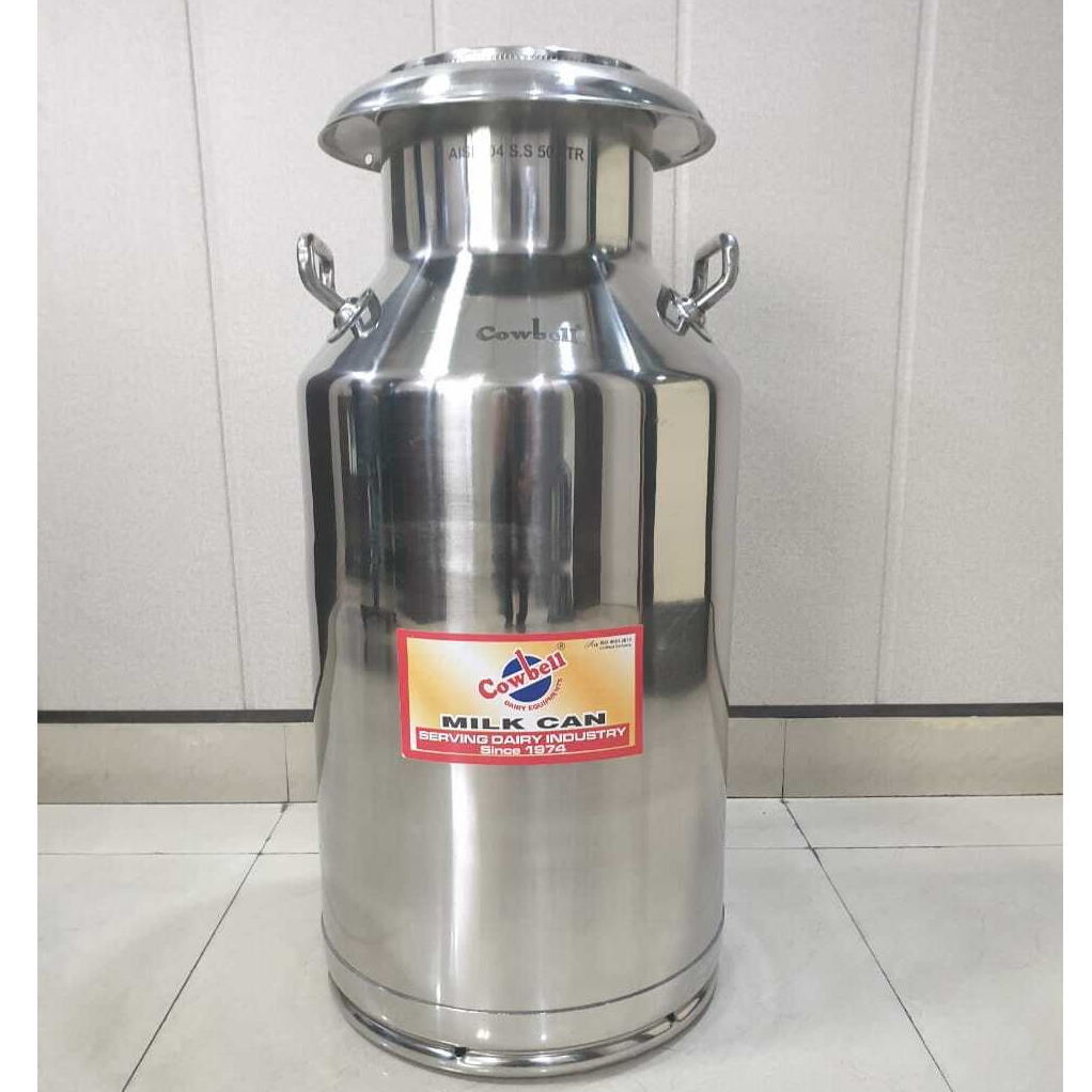 Stainless Steel Milk Can Capacity 50 Litre