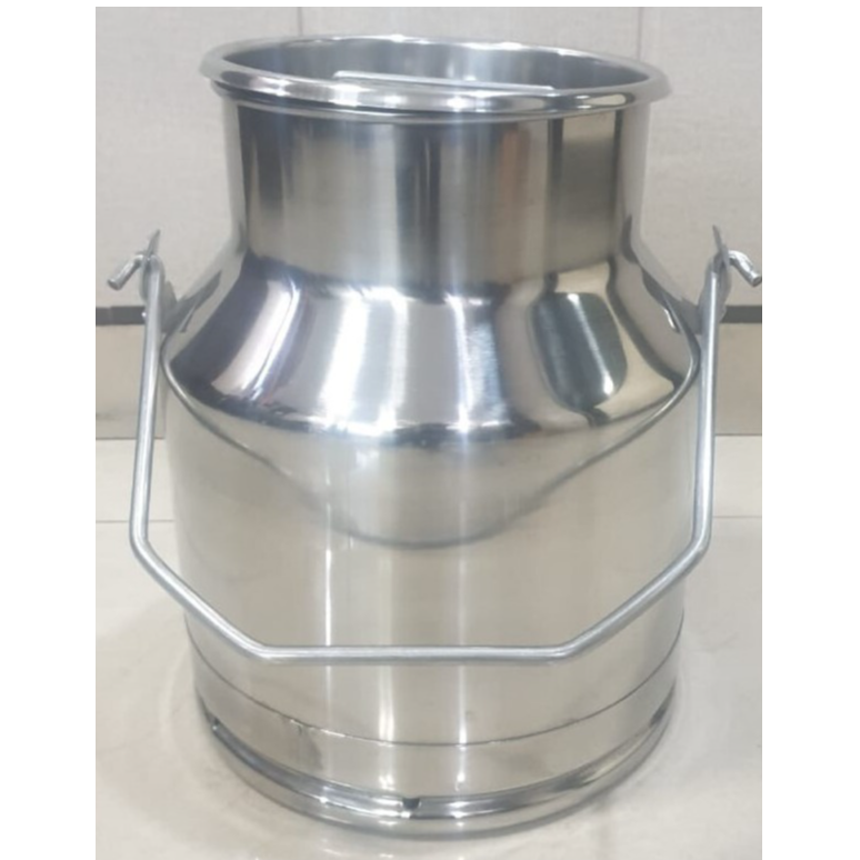 Stainless Steel Milk Can Capacity 15 Litre