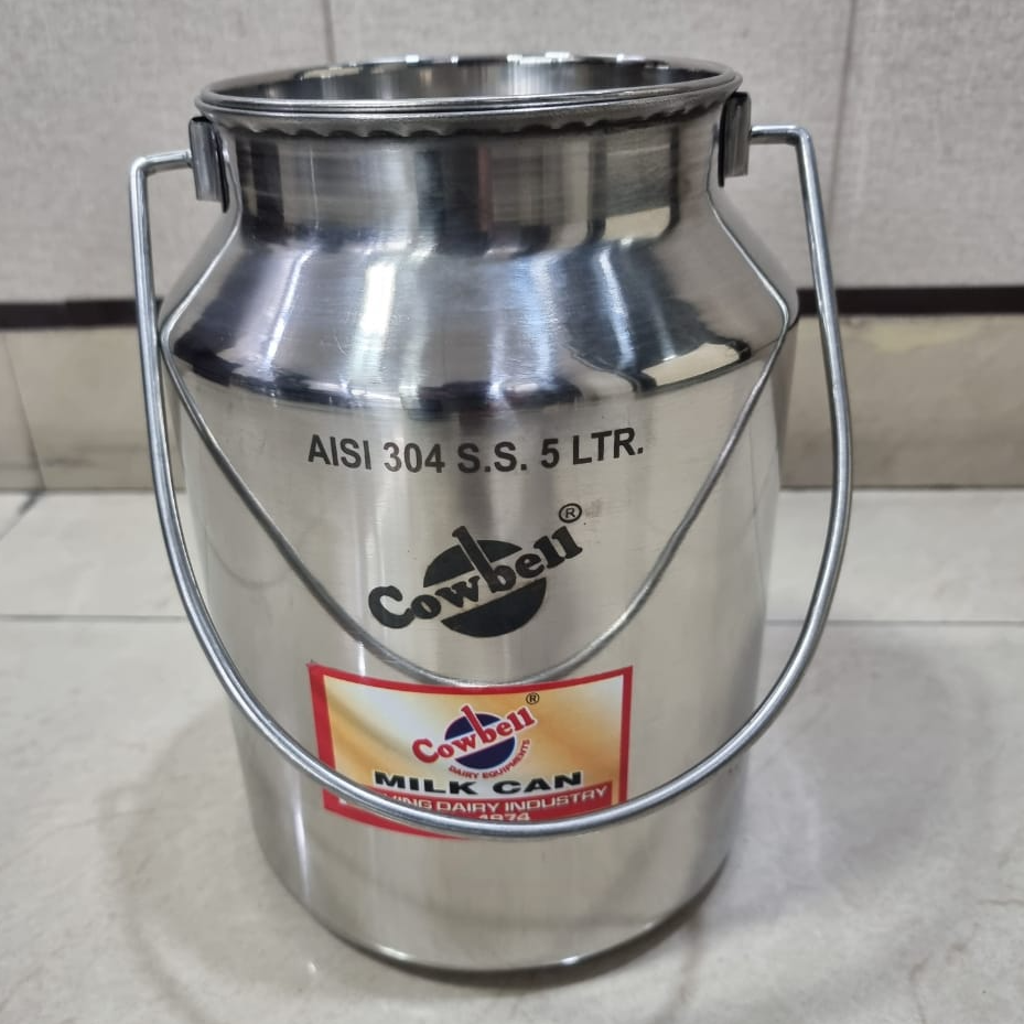 Stainless Steel Milk Can Capacity 05 Litre
