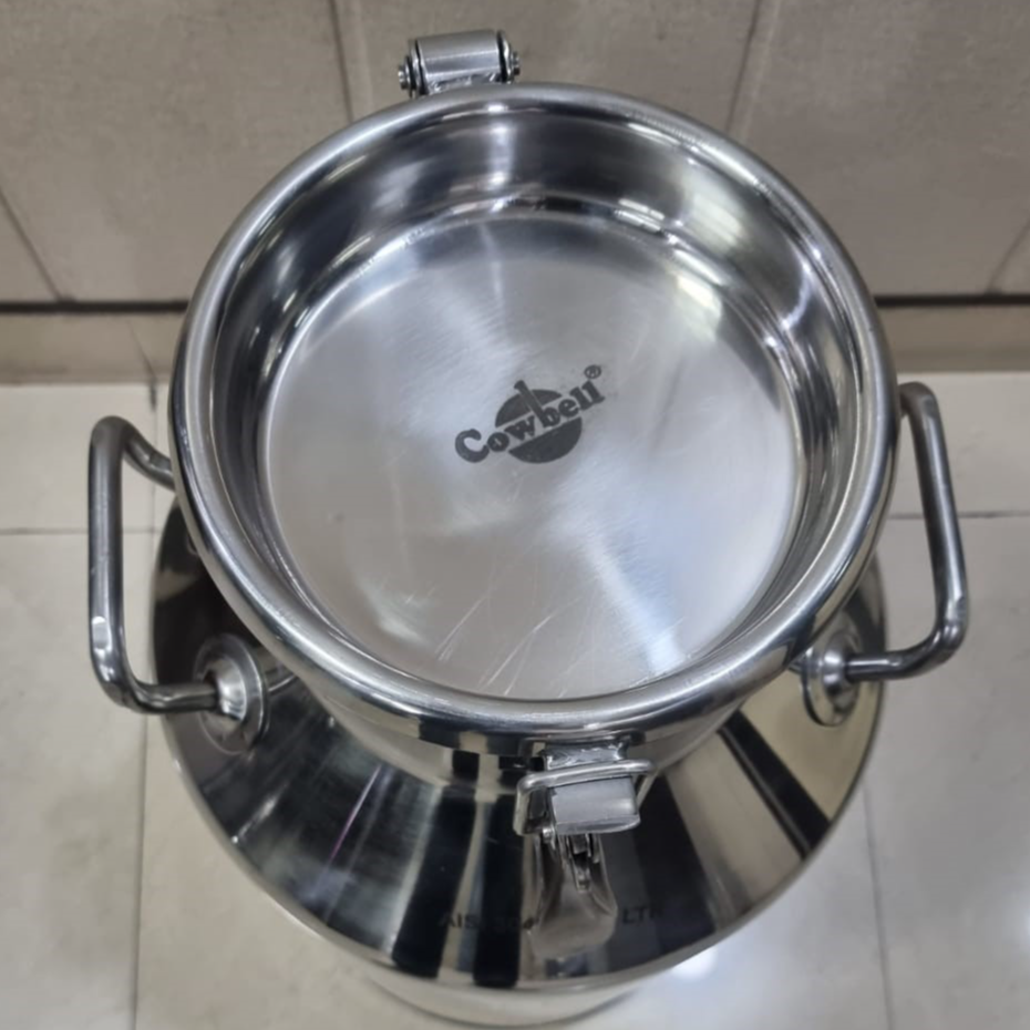 Stainless Steel Milk Can Capacity 50 Litre ( Locking Type )