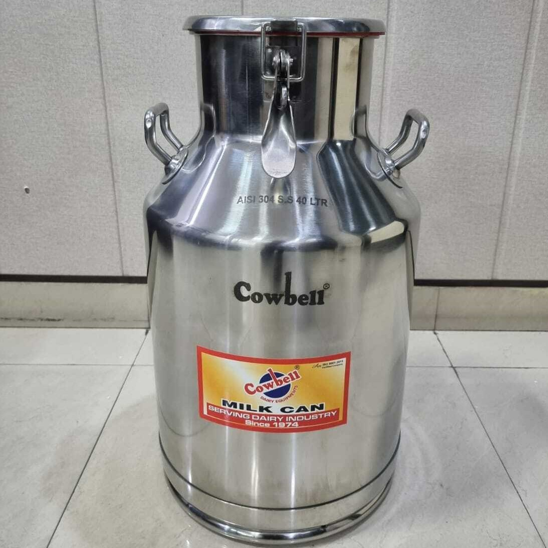 Stainless Steel Milk Can Capacity 30 Litre ( Locking Type )