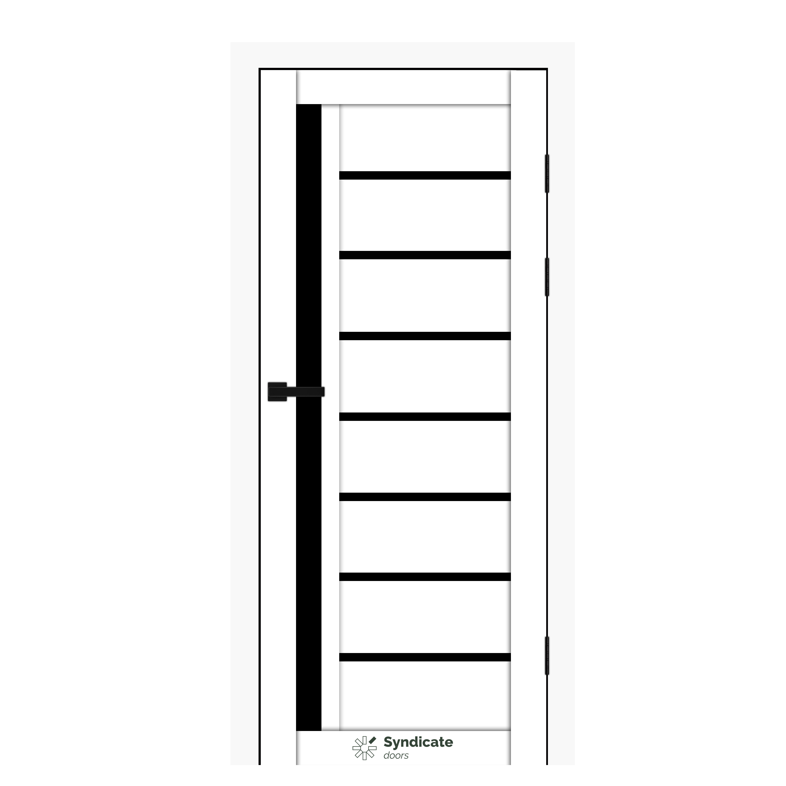 Interior door SD-PVC-101 Emalia bianco