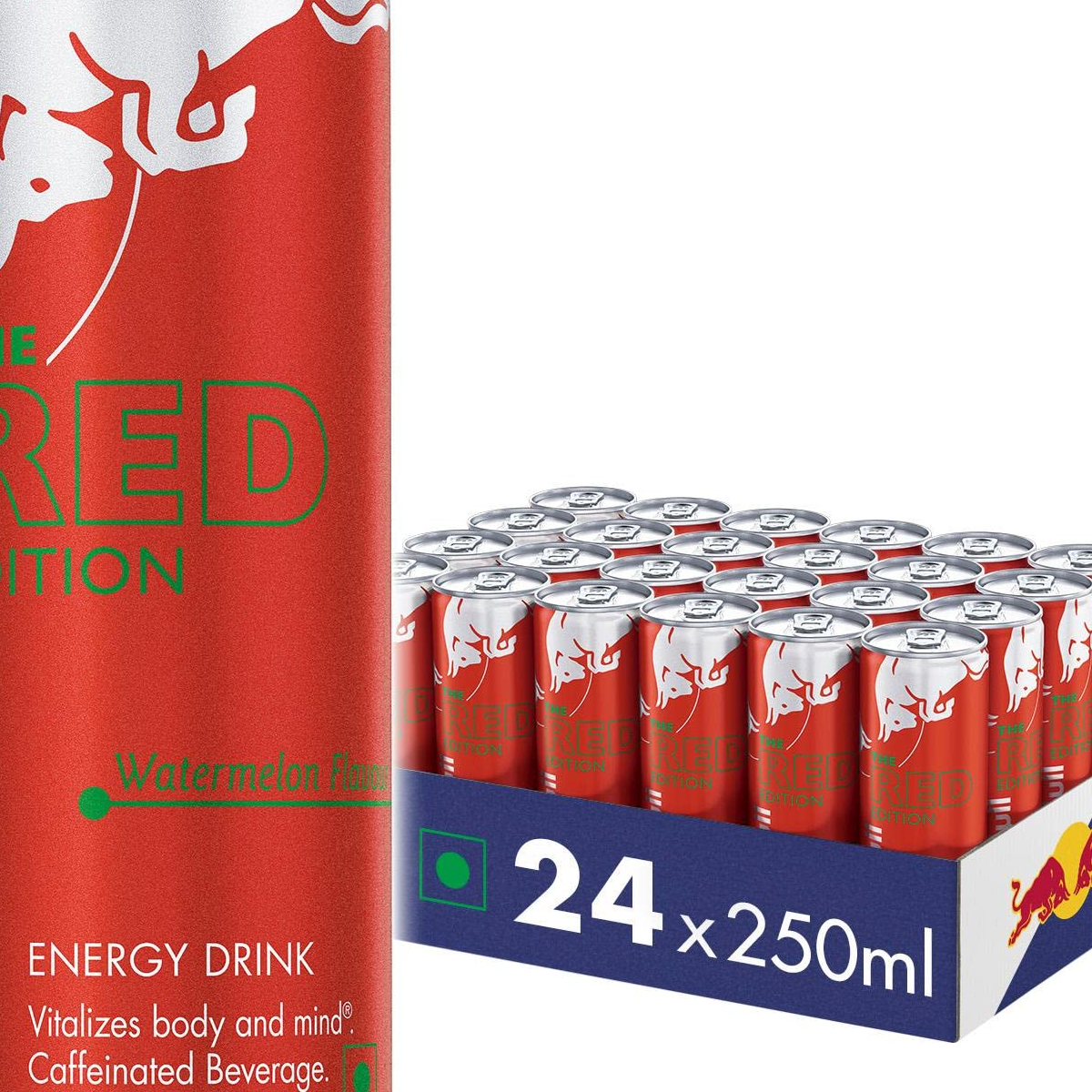 Red Bull Energy Drink, Watermelon, 250 ml (Pack of 24)