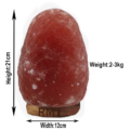 RMY Himalayan  2-3kg red natural  salt lamp