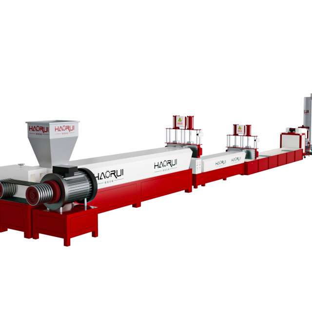 Hotsale Precise PET Granulator Line with Single Screw in Plastic Recycling Plant