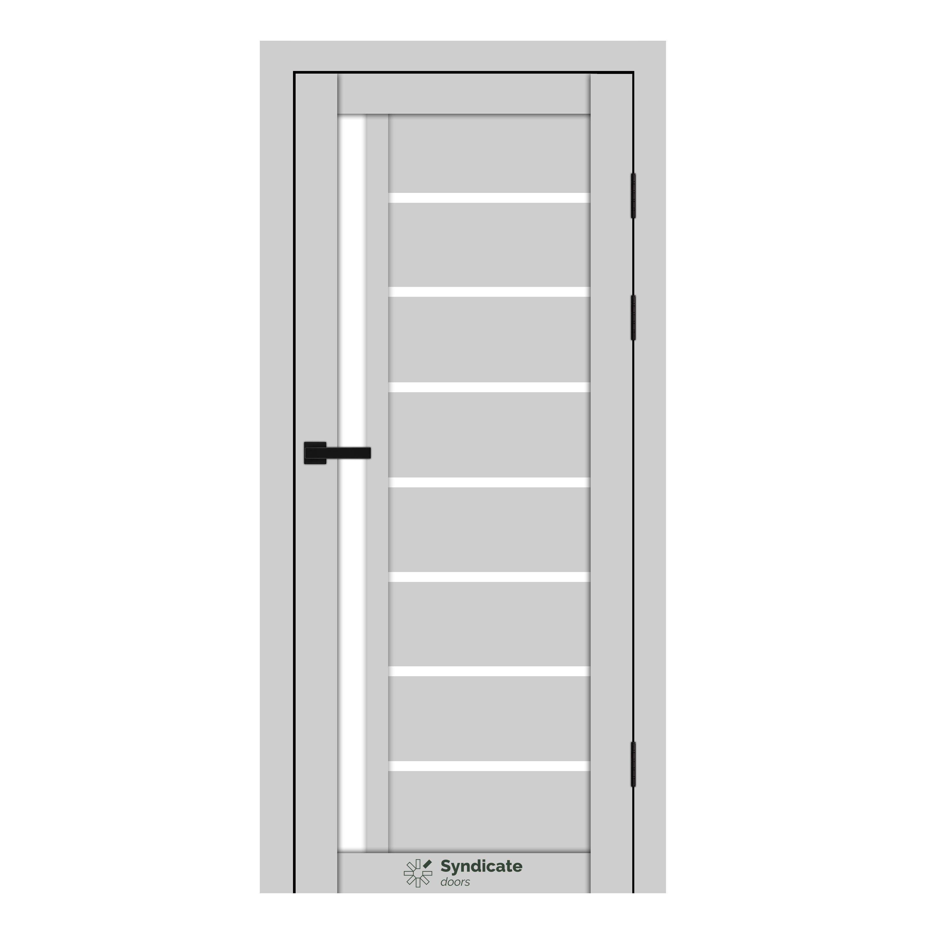 Interior door SD-PVC-101 Gray Mat