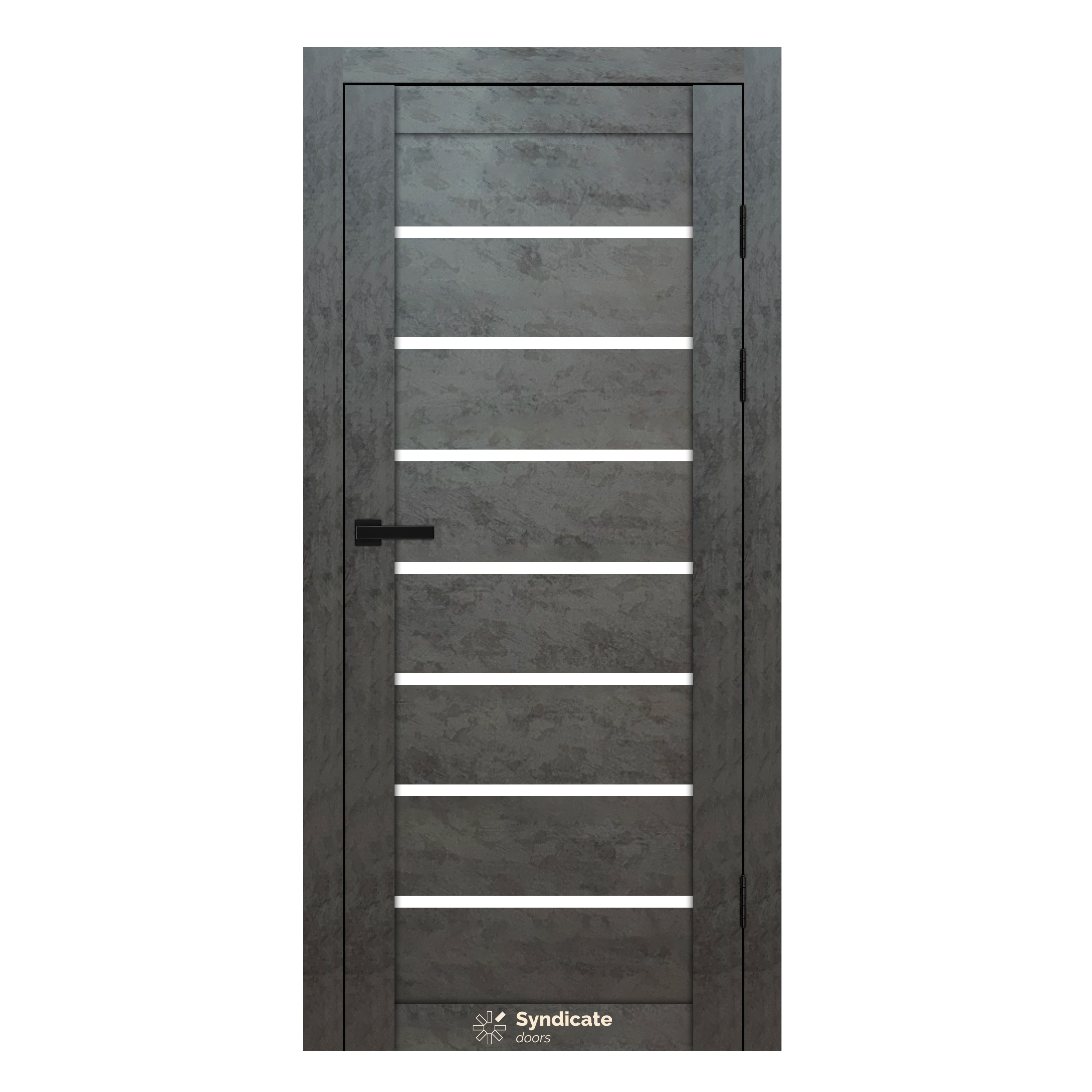 Interior door SD-PVC-102 Concrete Dark