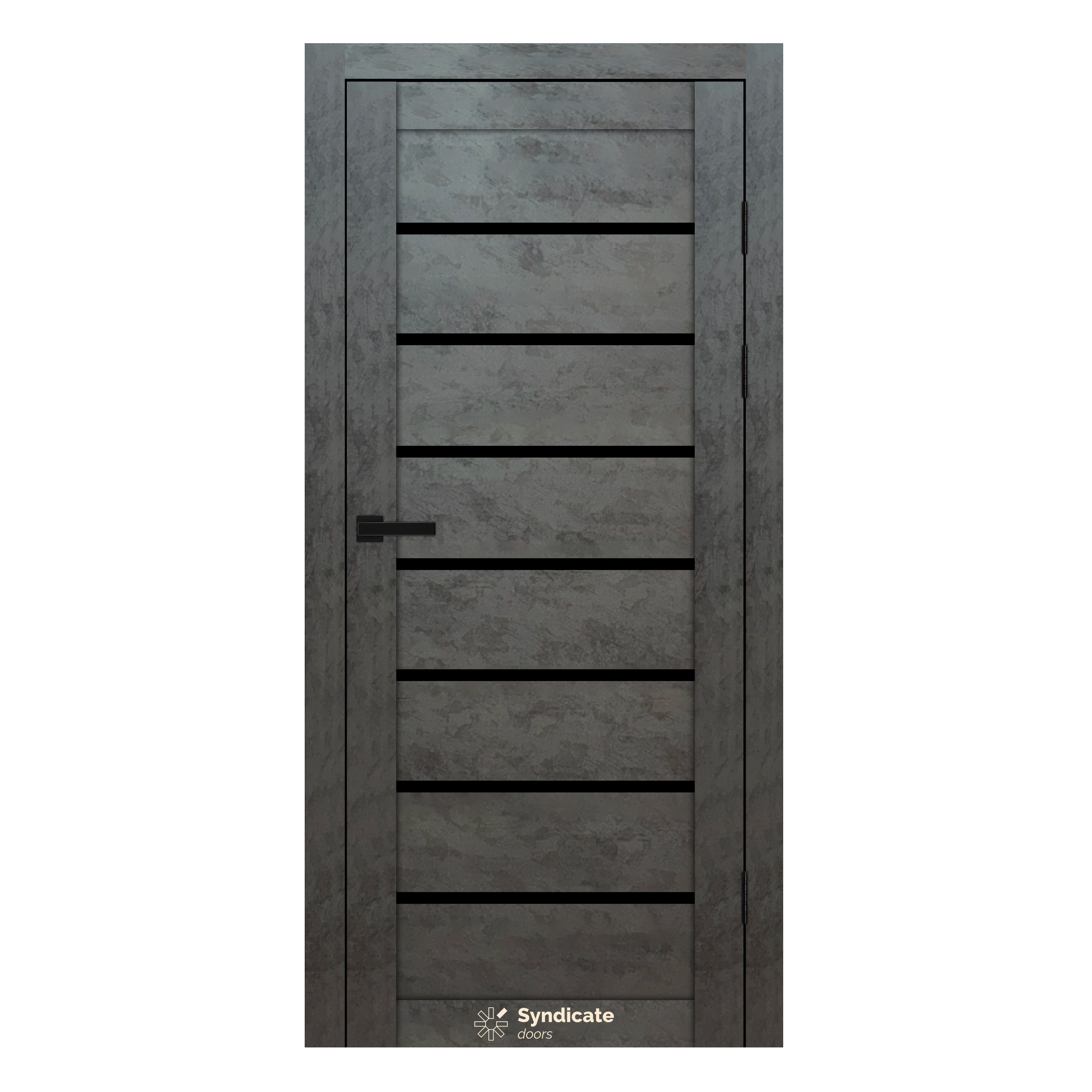 Interior door SD-PVC-102 Concrete Dark