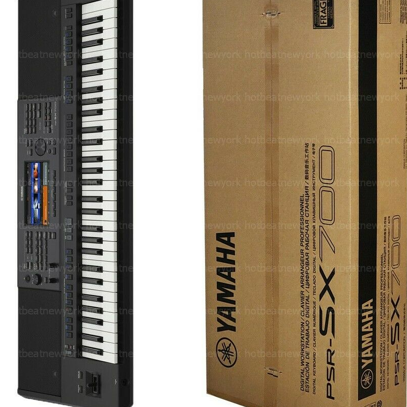 New Quality YAMAHA PSR-SX700 Mid-Level Arranger 61 Keys Keyboard  Digital Workstation, Black