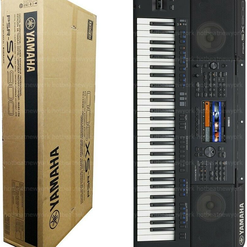 YAMAHA PSR-SX900 Mid-Leve Arranger 61 Keys Keyboard | Digital Workstation, Black