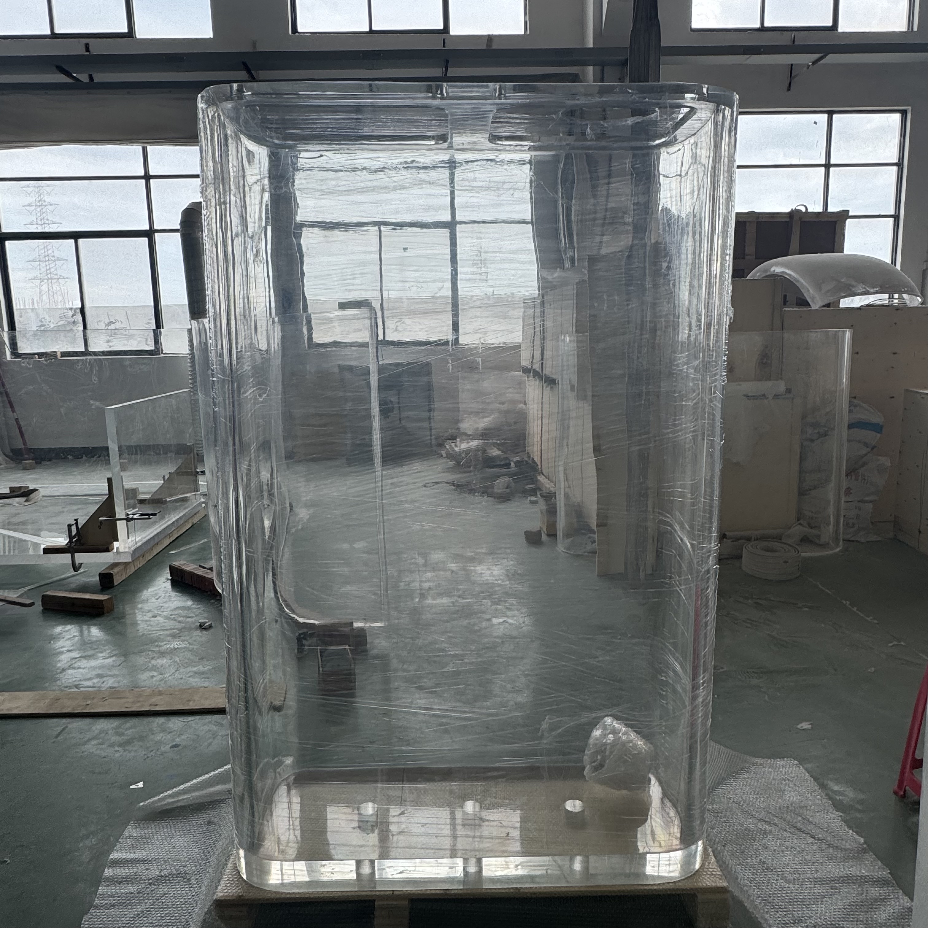 Rectangle Modern Acrylic Reef Aquarium Transparent Fish Tank for Indoor Use