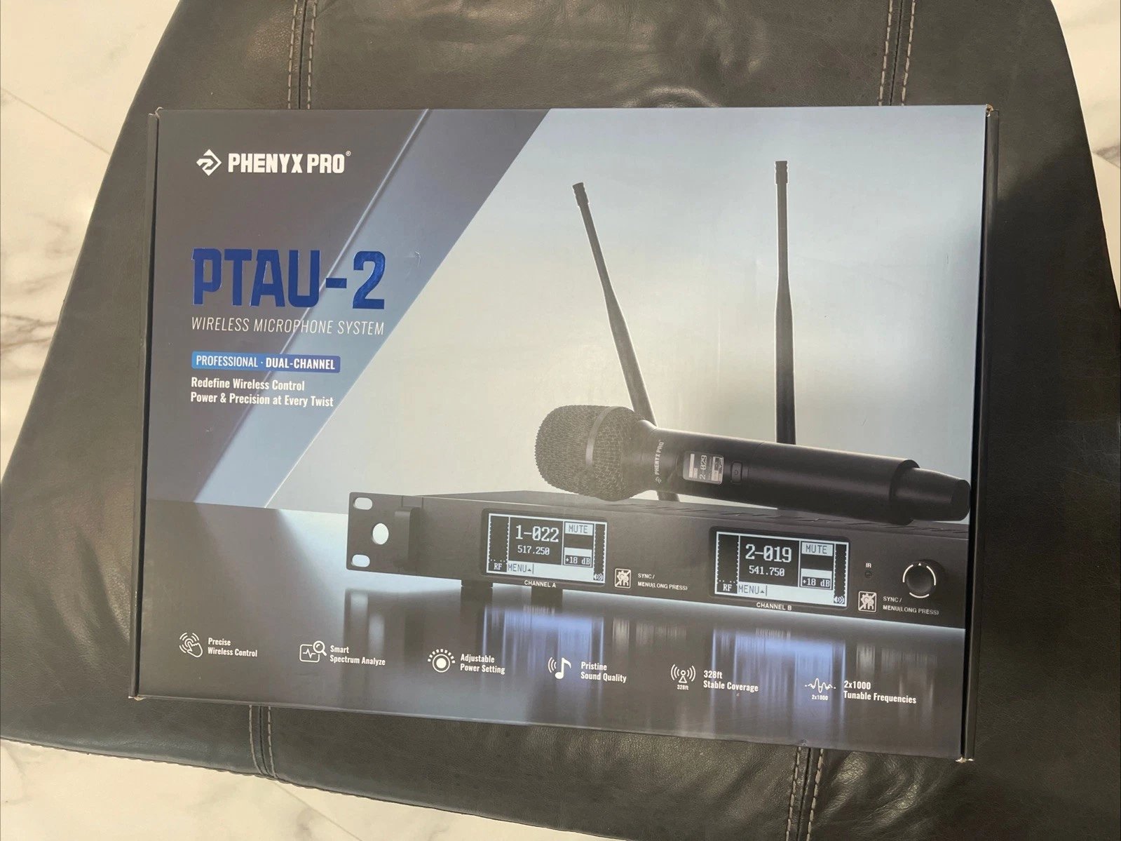 Professional Dual-Channel Wireless Microphone System
