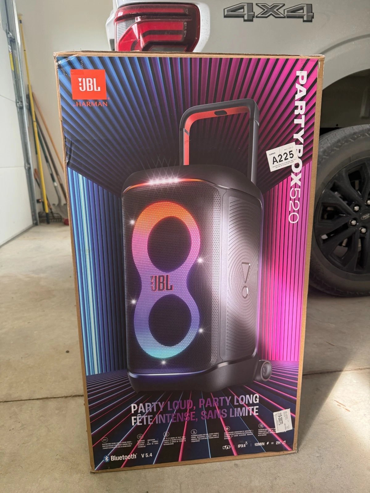 Portable Bluetooth Party Speaker with LED
