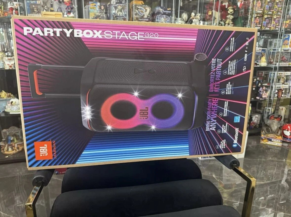 JBL PartyBox Stage 320 Portable Bluetooth Party Speaker Brand New