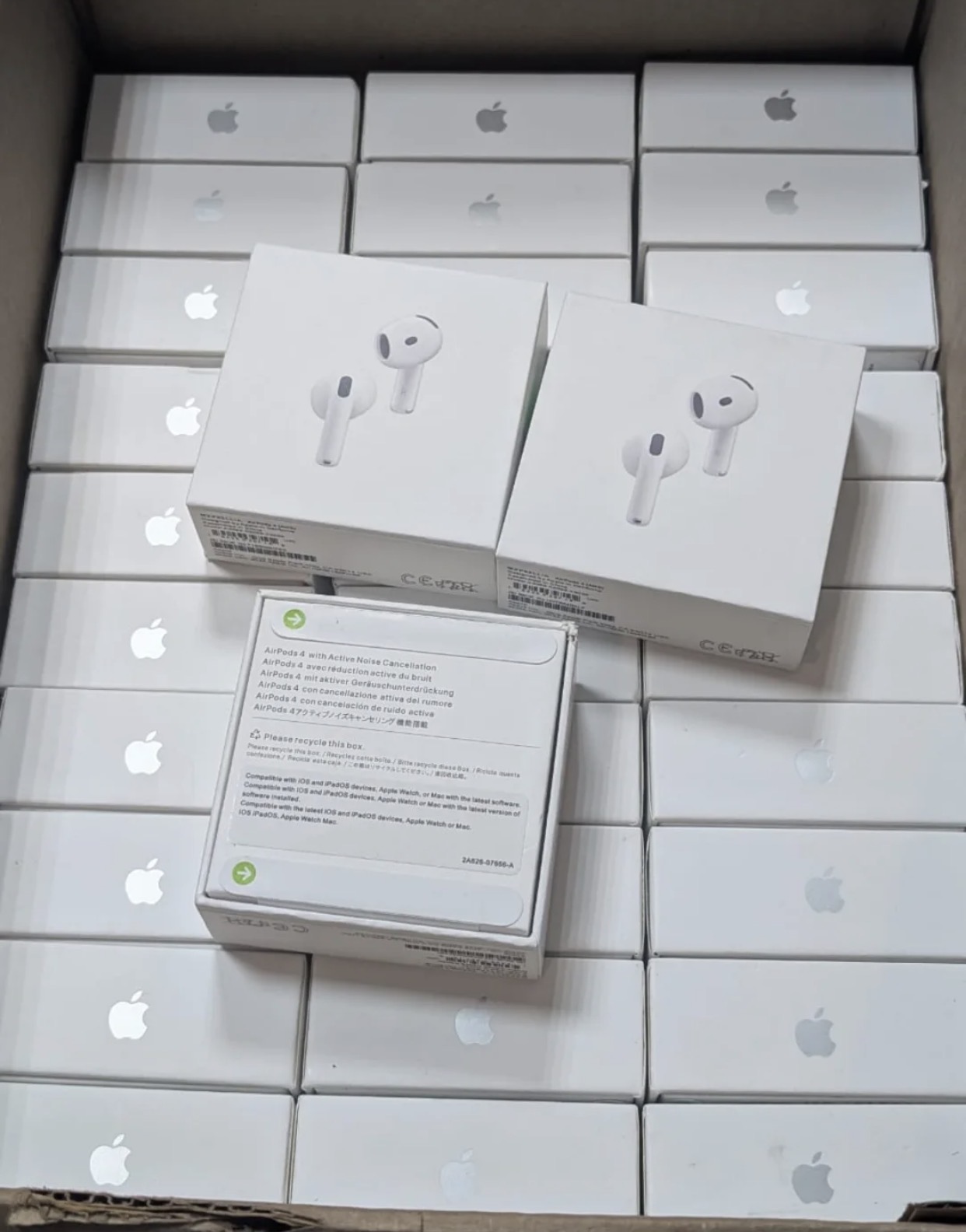 Apple AirPods 4 Noise-Canceling Earbuds with Wireless USB-C Charging Case (4th Generation)