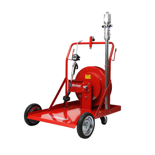 Portable Oil Drum System with Hose Reel - SVS4500