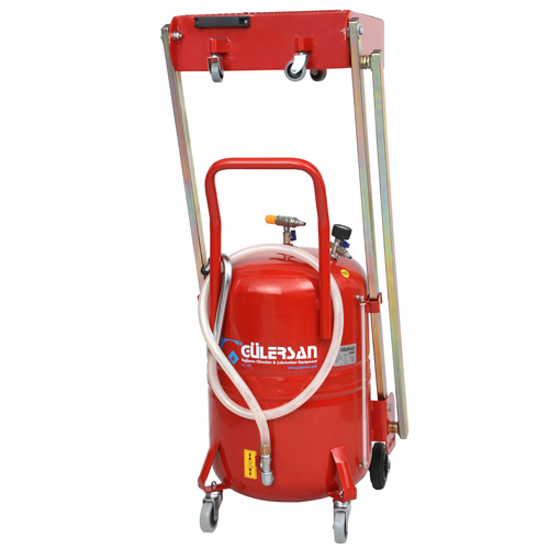 Heavy-Duty Telescopic Air-Operated Oil Drain Tank 80L - Model 4295