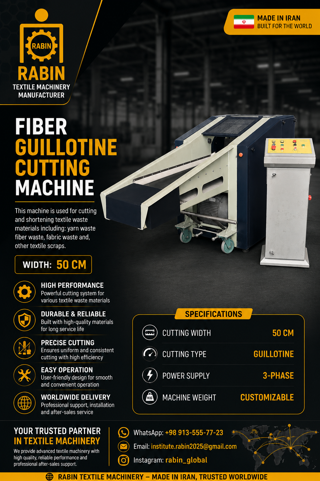 Industrial Textile Waste Rag Shredder