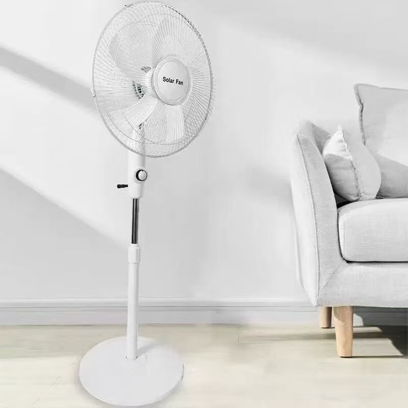 16 Inch Solar Pedestal Fan with Knob Control SFAN-003