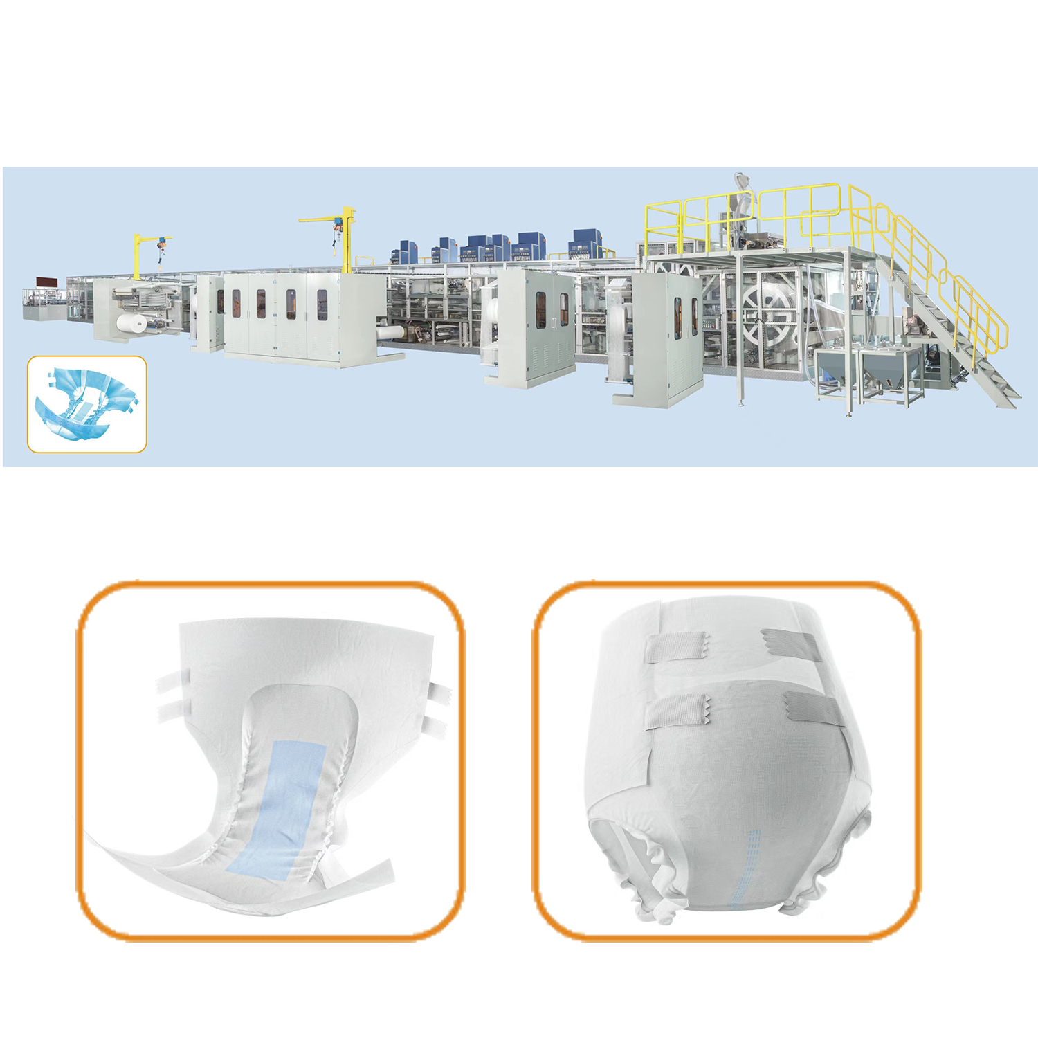 Diaper machine